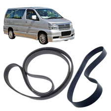 For Nissan Elgrand E50 2000-2002 3.5 Auxiliary Aux Drive Belt Kit