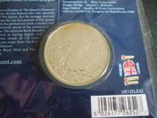 2012 UK £5 Coin Queens Diamond Jubilee Brilliant Uncirculated