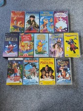 Children's Disney & universal VHS Video  Cartoons And Movies