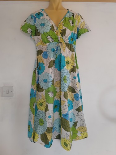 Boden floral cotton dress - cotton,