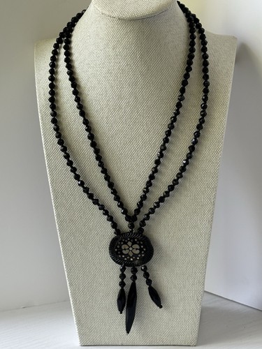 Vintage french jet victorian - french,