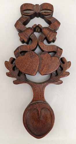 Vintage large hand carved - large,