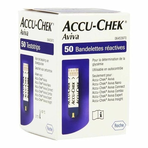 Accu chek aviva test strips - test,