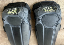 KONA BIKE DOWNHILL Black Knee & Elbow Pads/Glow Dark Patches/Carry Bag EPOC