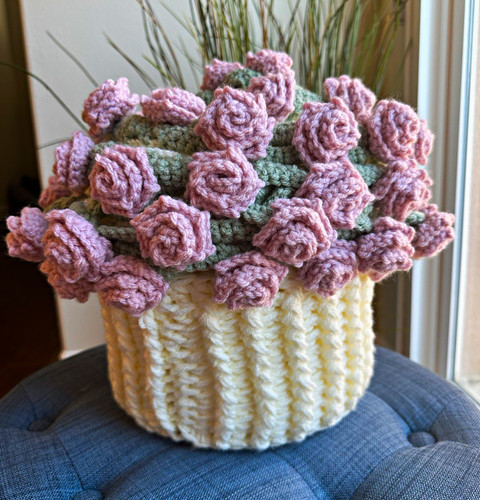 Crochet rose blanket - crochet,
