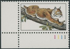 1990, USA BOBCAT ($2), PLATE