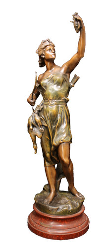 Huge antique spelter - huge,