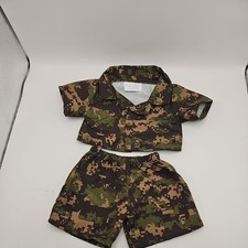 Build A Bear Green Camouflage