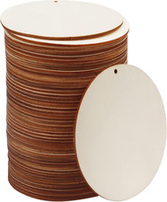 Wooden slices holes pack - slices, 50