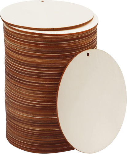 Wooden slices holes pack - slices,