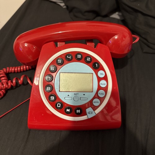 Vintage retro corded telephone - vintage,
