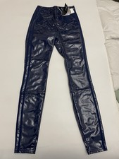 Ivy Park Navy Blue Latex PVC