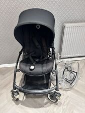 Bugaboo Bee 5 Pram Black Lightweight Pushchair / Stroller With Raincover