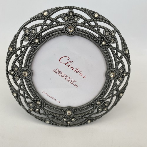 Clintons ornate silver tone - clintons,