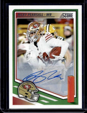 Ricky Pearsall Auto 2025 Panini Score San Francisco 49ers Autograph