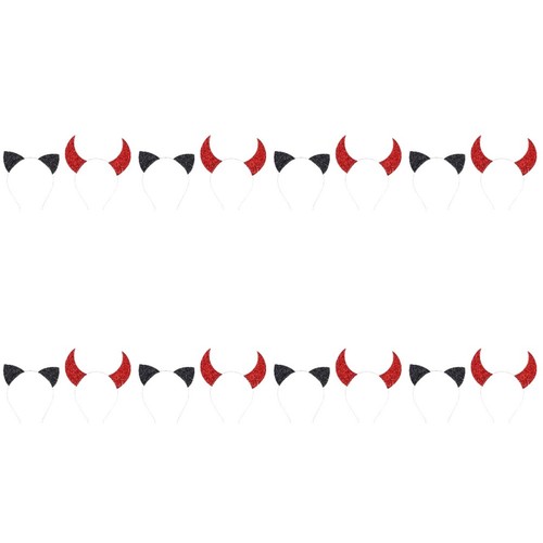 Creative devil horn hairbands - horn,