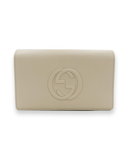 Gucci cream leather soho - cream,