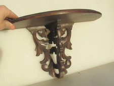 Antique Wooden Sconce Shelve