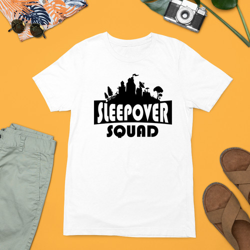 Sleepover squad shirt - sleepover, gaming