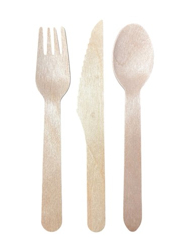 Wooden cutlery set - cutlery,