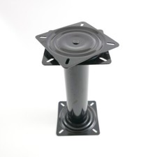 14″ Tall Seat Pedestal with 360° Seat Swivel Black Steel Marine Boating US9