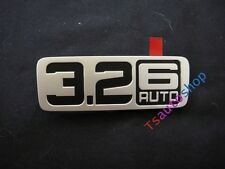 Logo "3.2 6 Auto" Silver Side