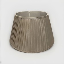 Vintage style Lampshade Large beige champagne Floor table Lamp shade Silk look