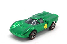 Vintage Hot Wheels Redline Lola GT70 Spectraflame Green USA Casting Grand Prix