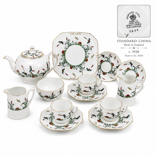 Antique art deco standard - art,