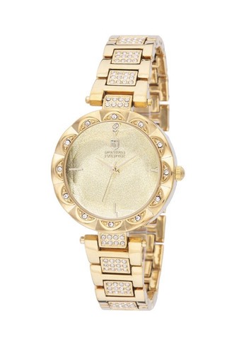 Invicta gold crystal - crystal, accent