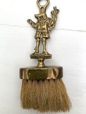 RARE WINCHESTER COLLEGE MEMORABILIA "TRUSTY SERVANT" BRASS & COPPER BRUSH