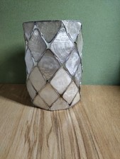 Capiz Shell Cylinder Lamp