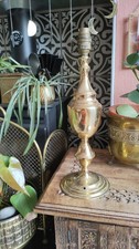 Vintage Brass Lamp Stand 38cm