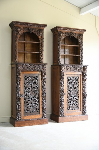 Pair antique 19th - pair,