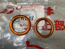 KAWASAKI NOS EXHAUST GASKETS (2) Z400 Z440 KZ400 KZ440 1974-83