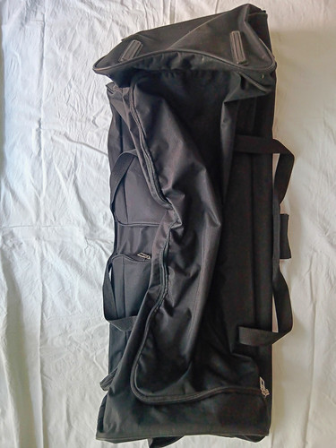 Black nylon soft rolling - black,