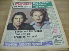 DISC & MUSIC ECHO Newspaper - 25/4/1970 SIMON & GARFUNKEL Cover/FREE POSTAGE UK