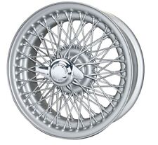 XW480 Austin Healey Silver Painted Wire wheel 5.5x15" 72 Spokes MWS Triumph TR6