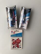 Official London 2012 Olympics  Memorabilia Bundle Key Rings & Stickers New! 