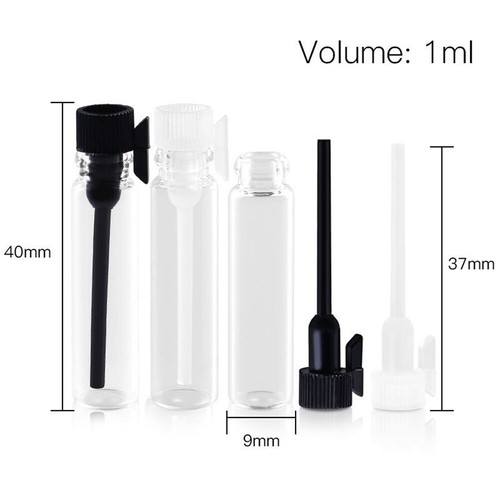 3ml empty mini glass - 1/2/3ml,