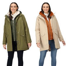 Regatta Womens Brentley 3 In 1 Waterproof Parka Jacket Ladies Rain Coat RRP220