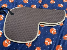 Brown Plain Cotton Sidesaddle