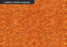 1:18 scale Garage Brick Wall -