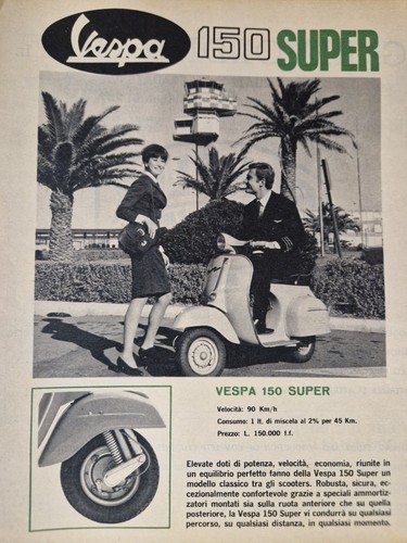 Vespa piaggio 150 super - vespa,
