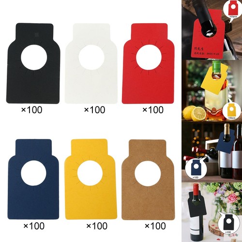 100pcs bottle tags double - bottle,
