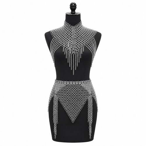 Luxury women chainmail dress - chainmail,
