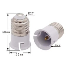 E27 to B22 Light Bulb Socket