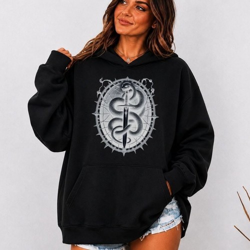 Dark goth coiled snake and - goth,