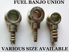 Barbed Banjo Unions Various Size Fitting Fuel Hose M8 M16 M18 M10 M12