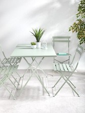 Ibiza 4 Seater Dining Set Green Outdoor Garden Furniture FAST DELIVERY